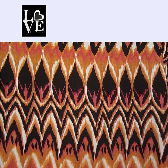 LOVE TEASE NEW Dopamine Oversized Fringe Kimono Tribal Blazer Cover-Up XS - Picture 3 of 12